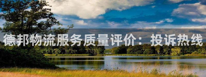 狗子28初始资金密码是什么：德邦物流